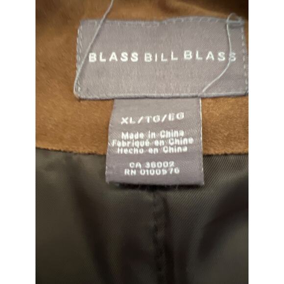 Bill blass size XL barn coat faux suede heavy zip/snap pockets warm - Picture 6 of 11